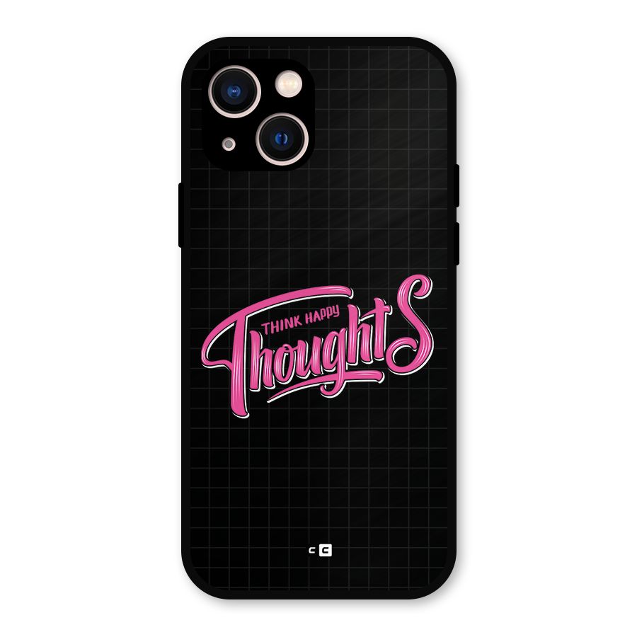 Joyful Thoughts Metal Back Case for iPhone 13
