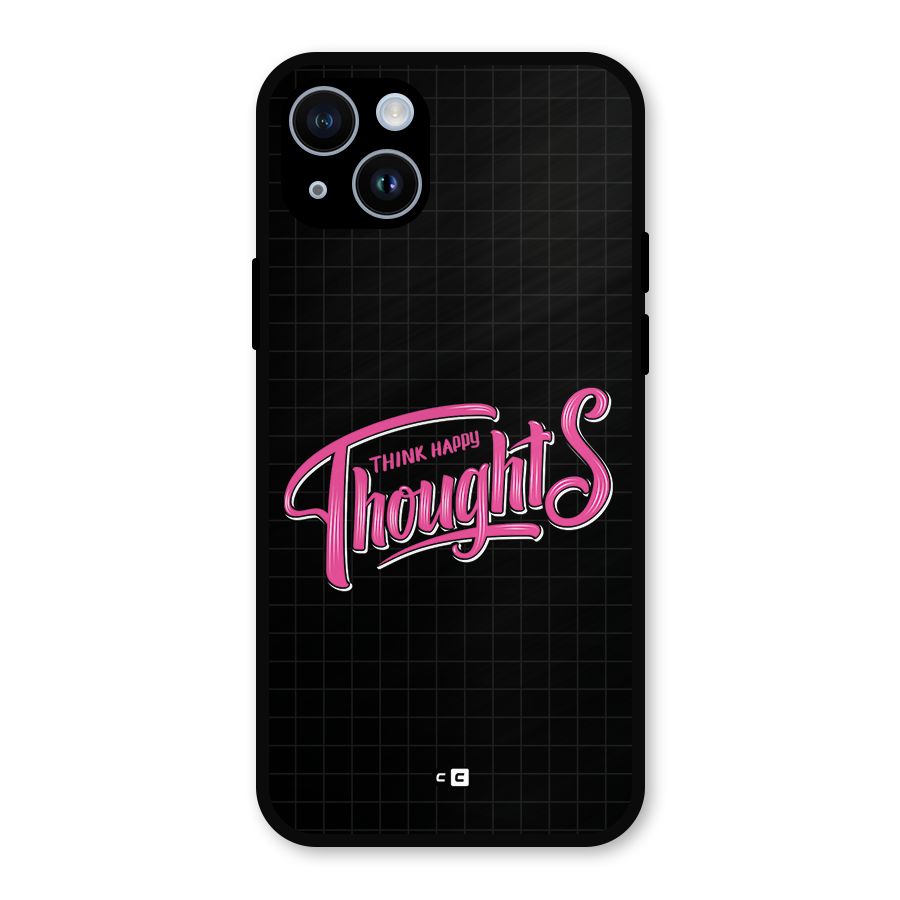 Joyful Thoughts Metal Back Case for iPhone 14