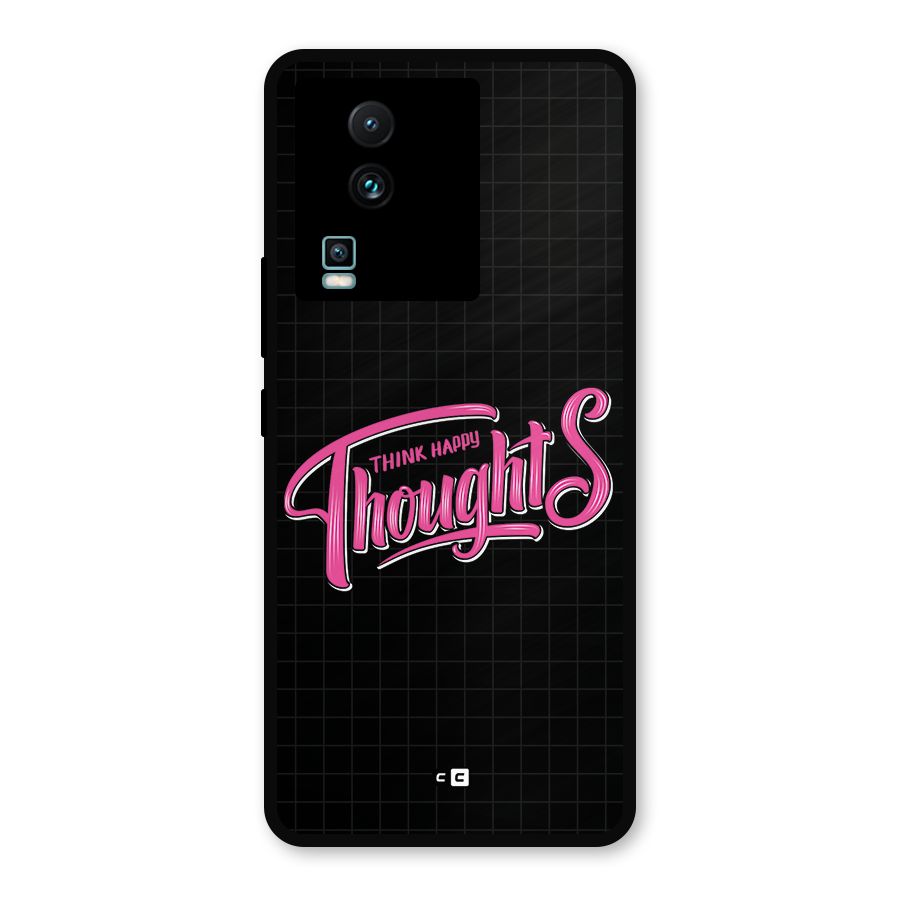 Joyful Thoughts Metal Back Case for iQOO Neo 7