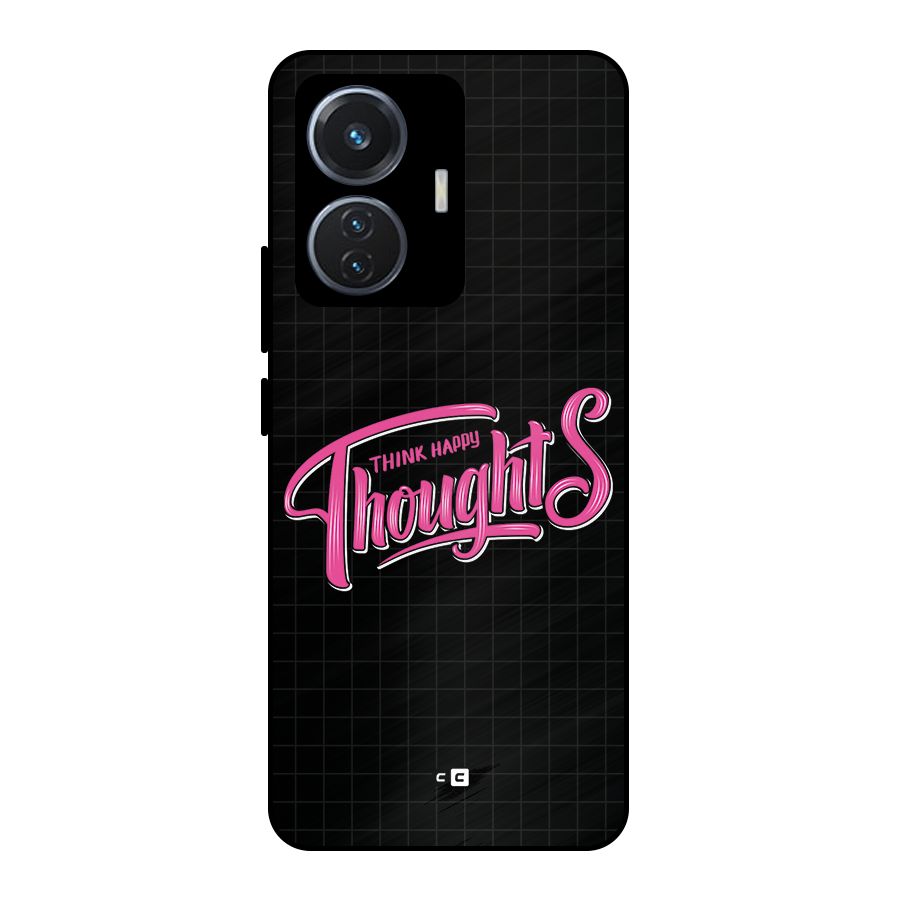 Joyful Thoughts Metal Back Case for iQOO Z6 44W