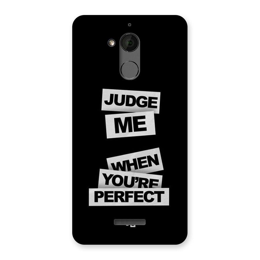 Judge Me When Back Case for Coolpad Note 5
