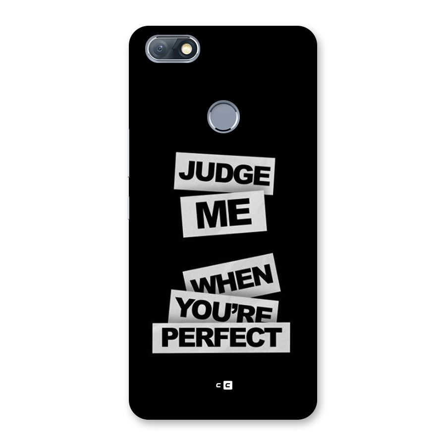 Judge Me When Back Case for Infinix Note 5
