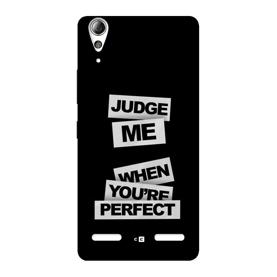 Judge Me When Back Case for Lenovo A6000