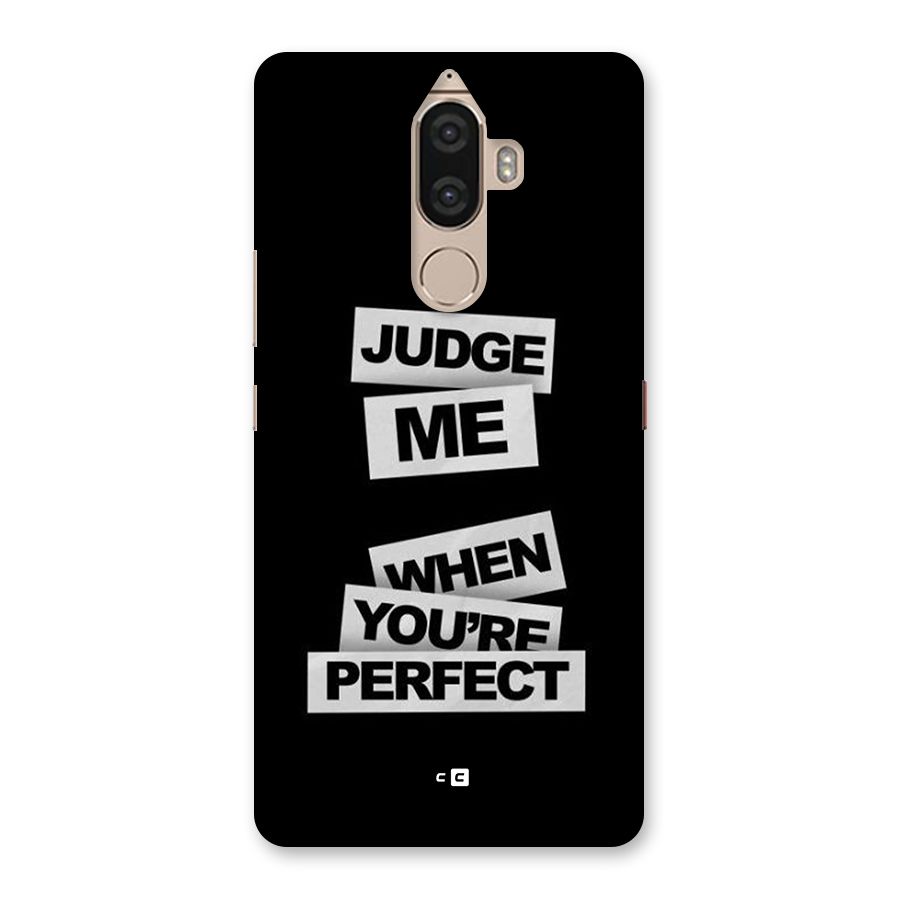 Judge Me When Back Case for Lenovo K8 Note