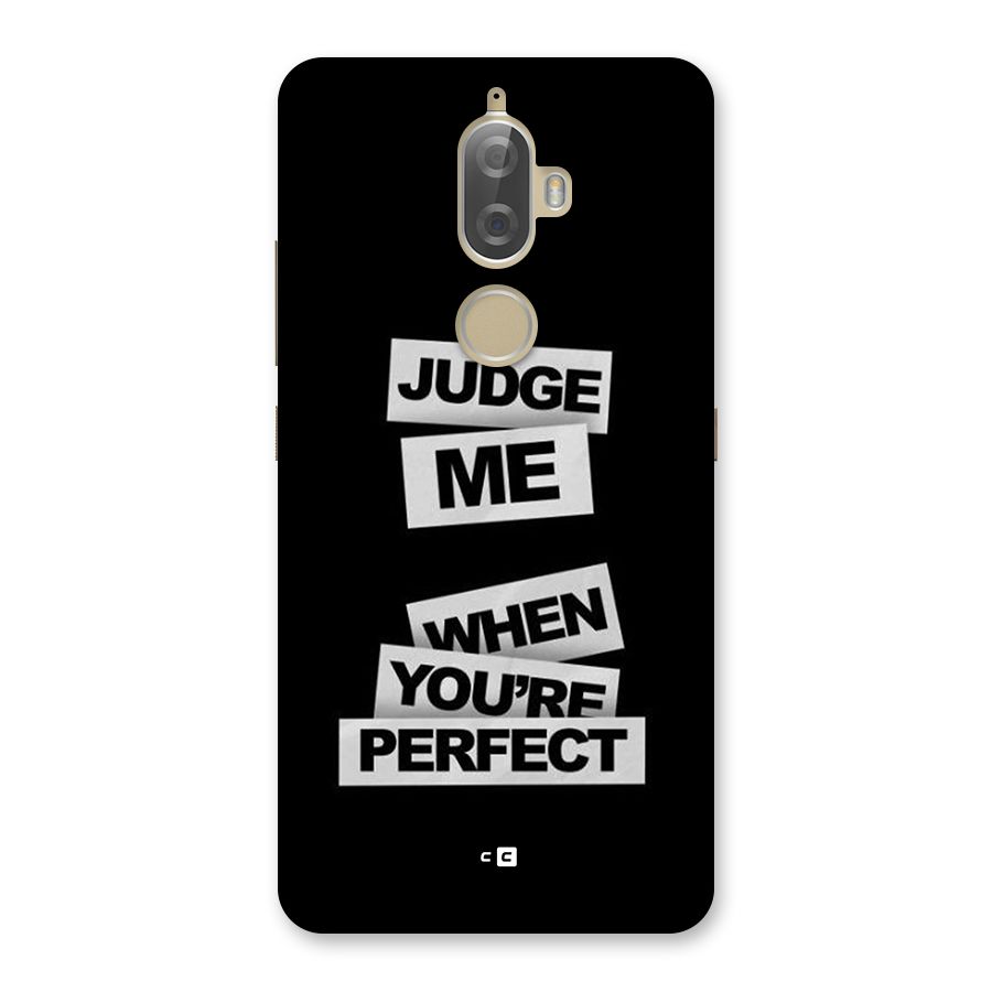 Judge Me When Back Case for Lenovo K8 Plus