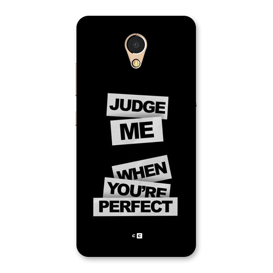 Judge Me When Back Case for Lenovo P2