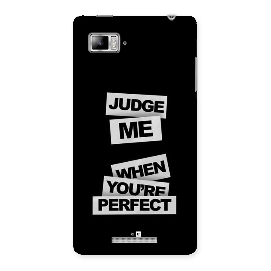 Judge Me When Back Case for Lenovo Vibe Z K910
