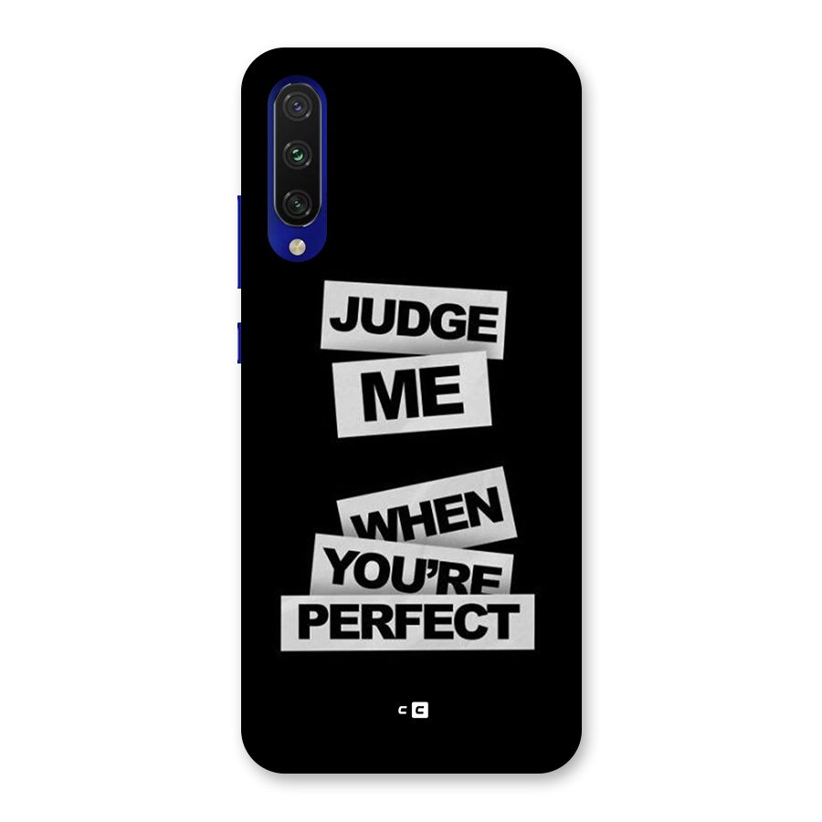 Judge Me When Back Case for Mi A3
