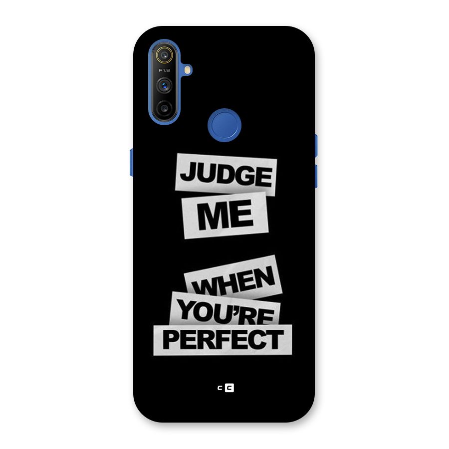 Judge Me When Back Case for Realme Narzo 10A
