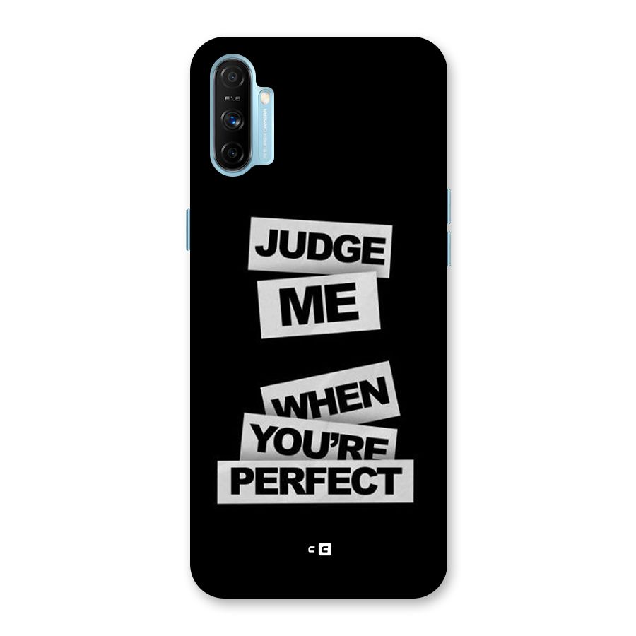 Judge Me When Back Case for Realme Narzo 20A