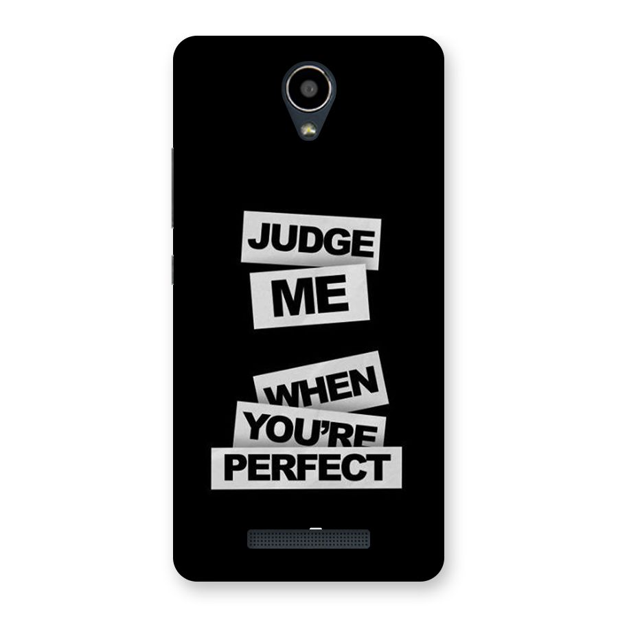 Judge Me When Back Case for Redmi Note 2
