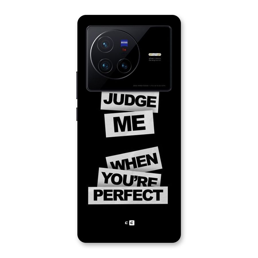 Judge Me When Back Case for Vivo X80