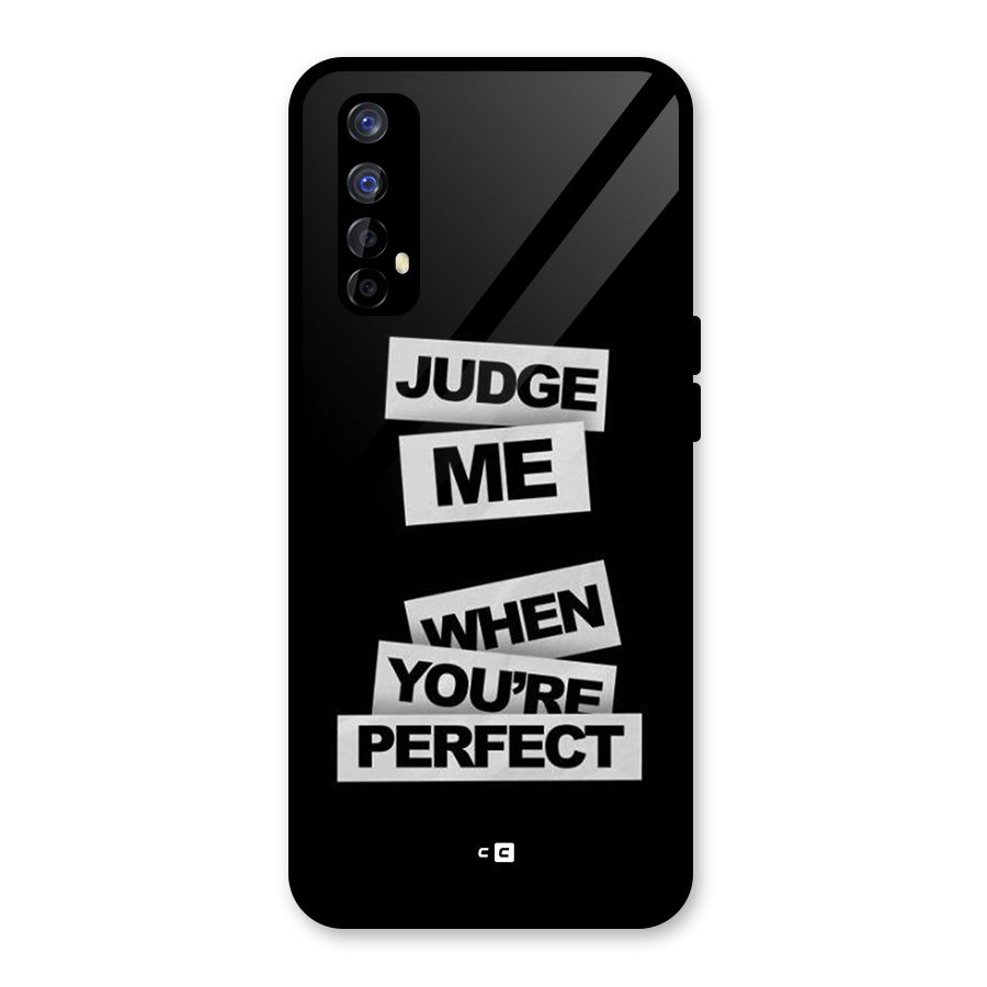 Judge Me When Glass Back Case for Realme Narzo 20 Pro