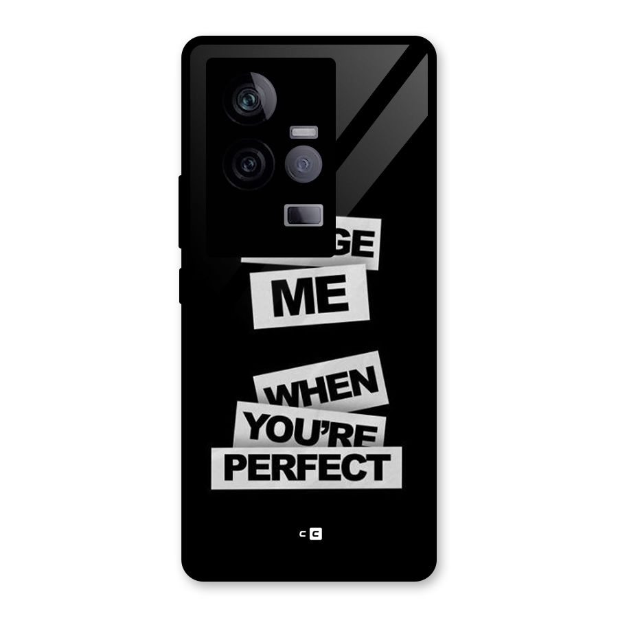 Judge Me When Glass Back Case for Vivo iQOO 11 5G