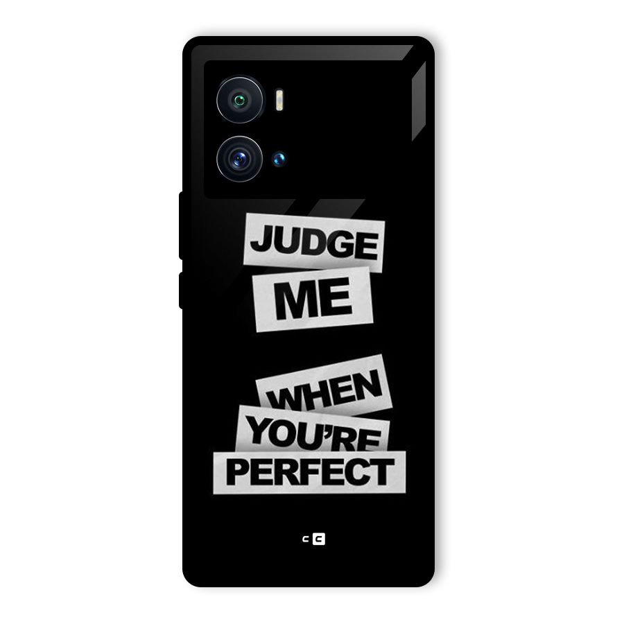 Judge Me When Glass Back Case for Vivo iQOO 9 Pro