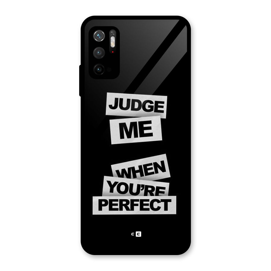 Judge Me When Metal Back Case for Redmi Note 10T 5G