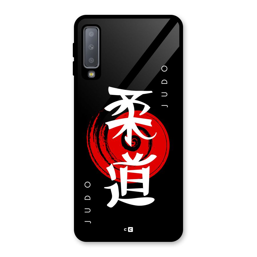 Judo Art Glass Back Case for Galaxy A7 (2018)