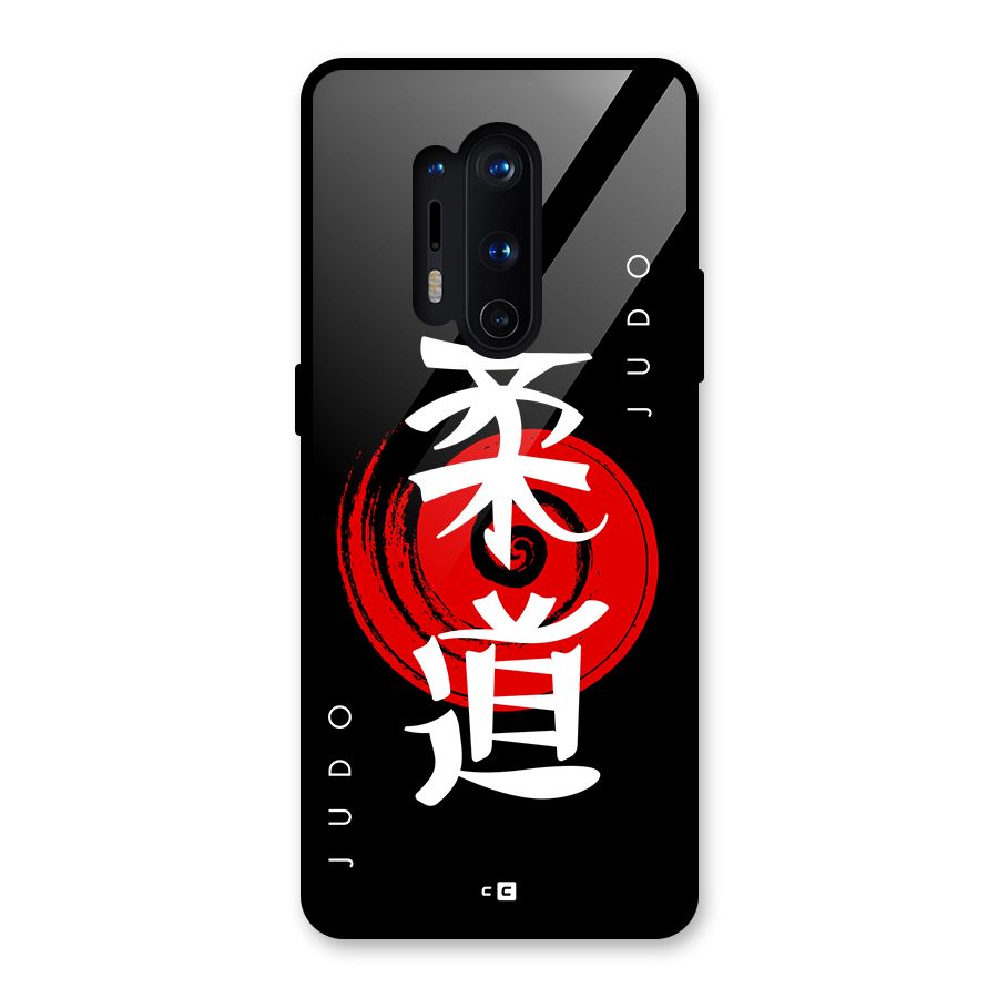 Judo Art Glass Back Case for OnePlus 8 Pro