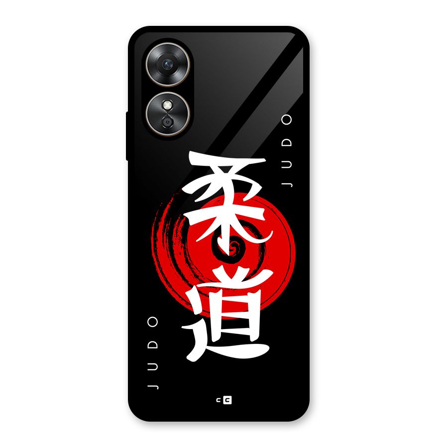 Judo Art Glass Back Case for Oppo A17