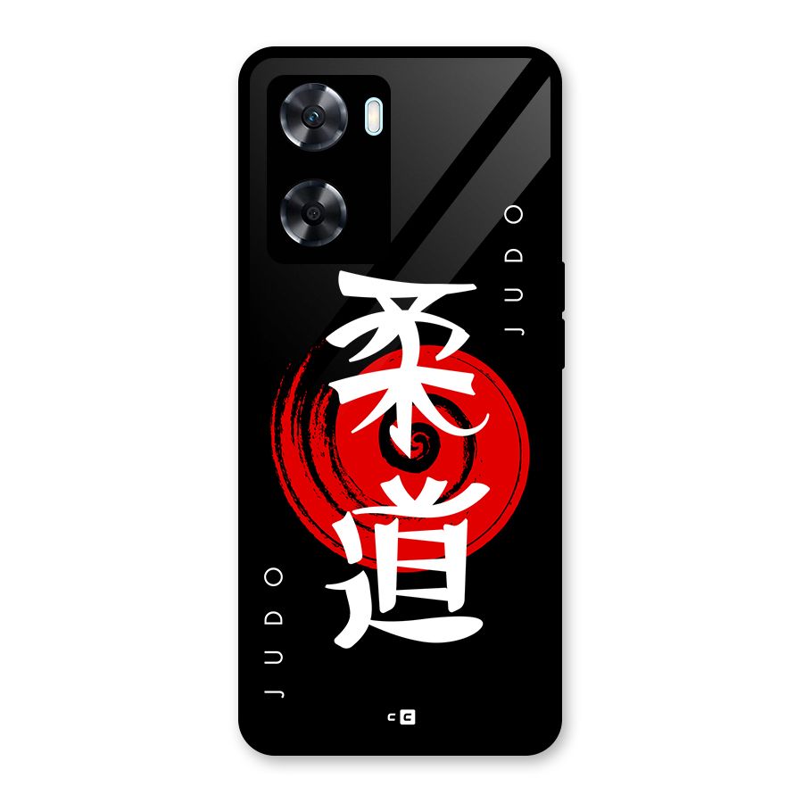 Judo Art Glass Back Case for Oppo A77s