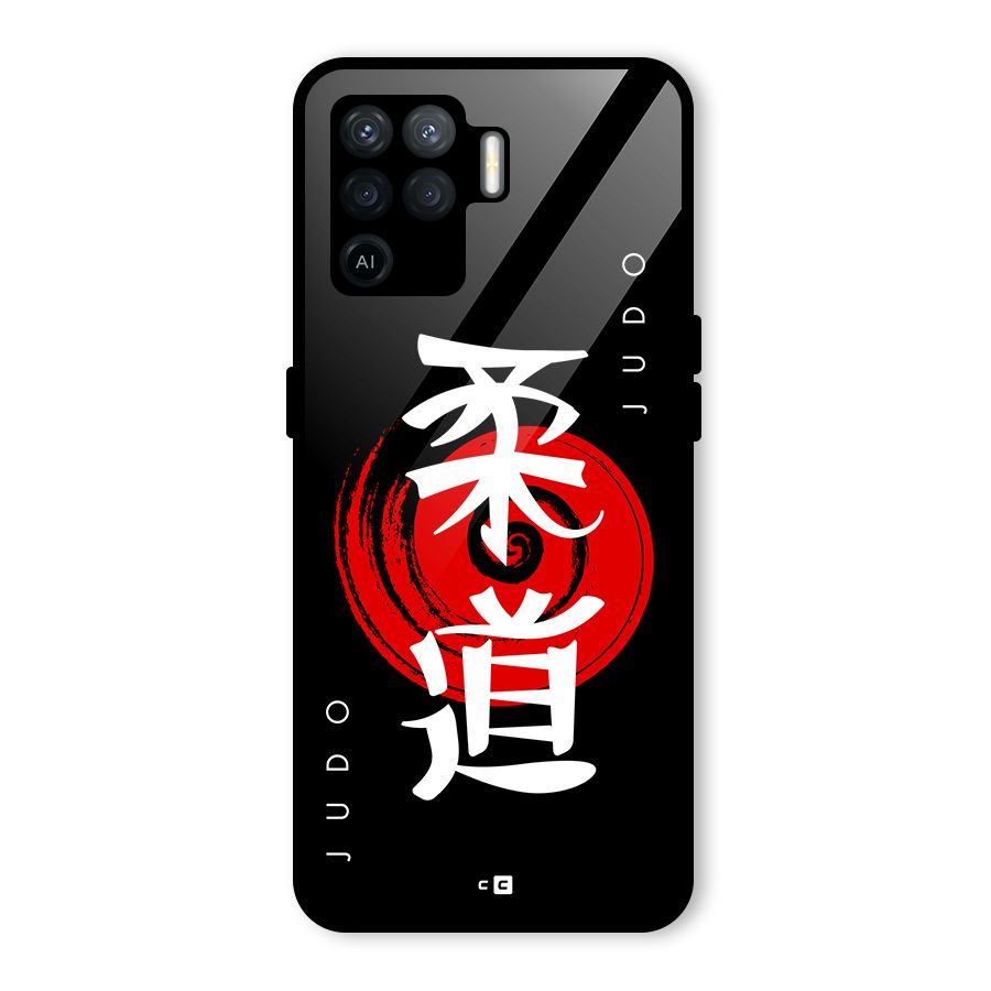 Judo Art Glass Back Case for Oppo F19 Pro