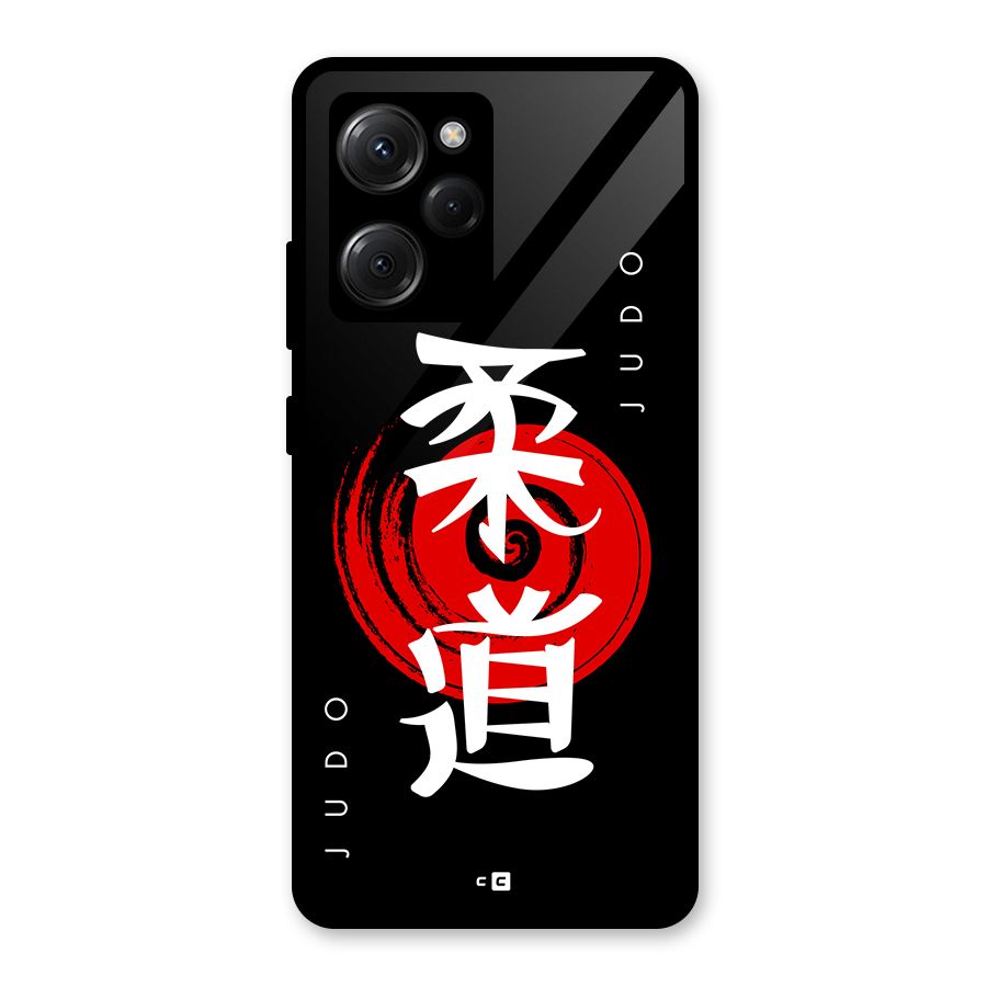 Judo Art Glass Back Case for Poco X5 Pro