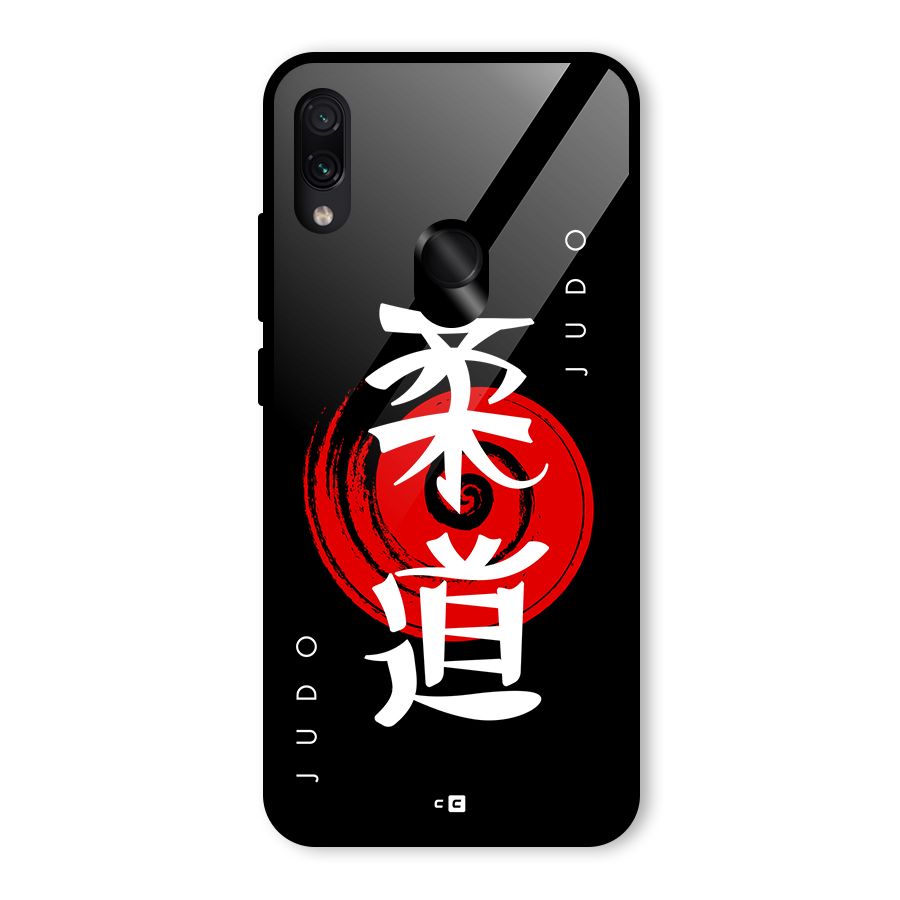 Judo Art Glass Back Case for Redmi Note 7 Pro