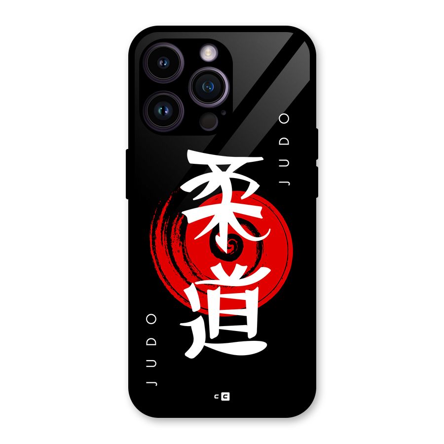 Judo Art Glass Back Case for iPhone 14 Pro Max