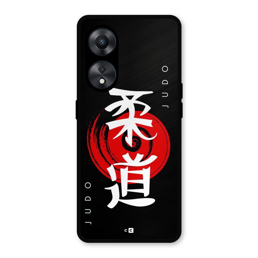 Judo Art Metal Back Case for Oppo A78