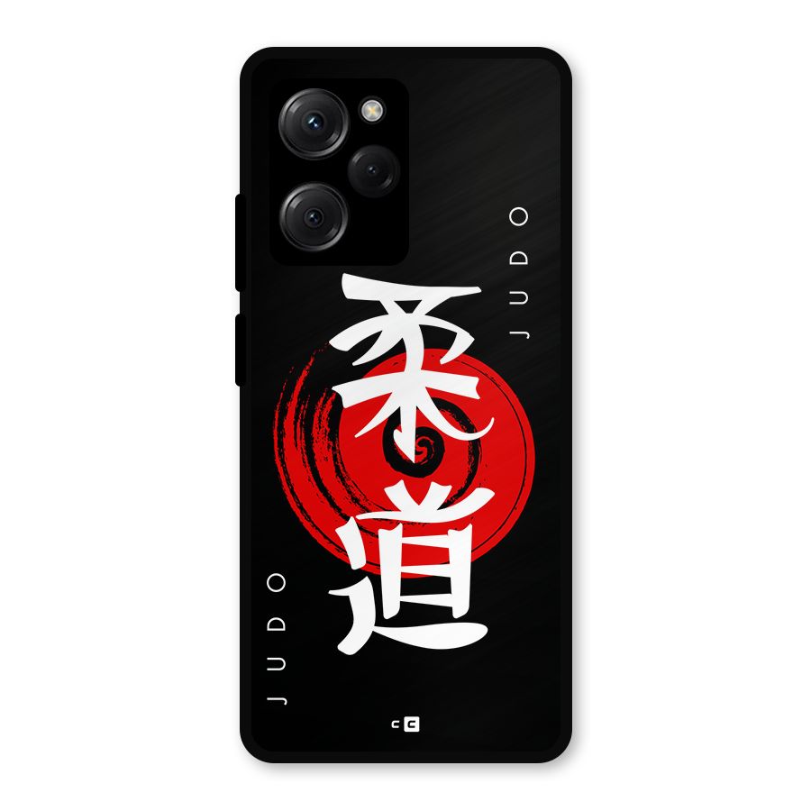 Judo Art Metal Back Case for Poco X5 Pro