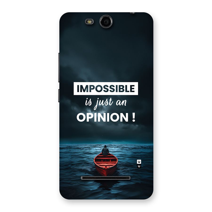 Just An Opinion Back Case for Canvas Juice 3 Q392