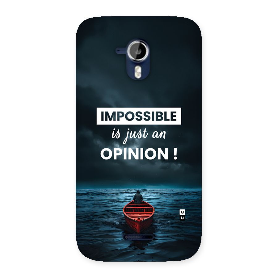 Just An Opinion Back Case for Canvas Magnus A117