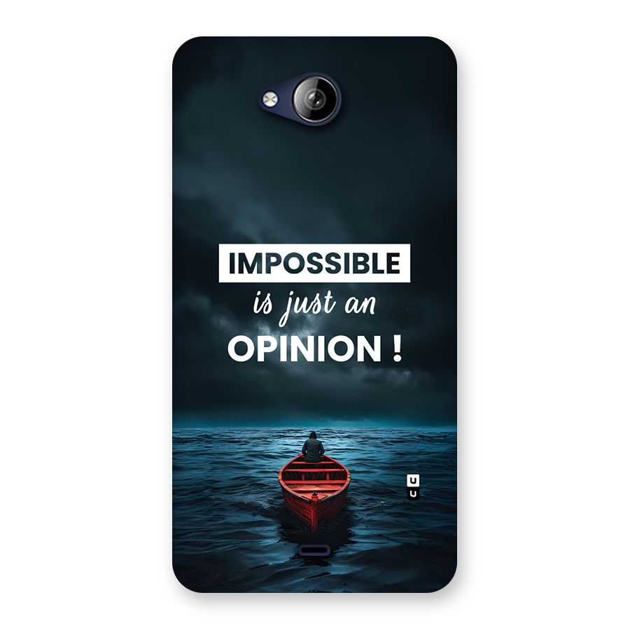 Just An Opinion Back Case for Canvas Play Q355