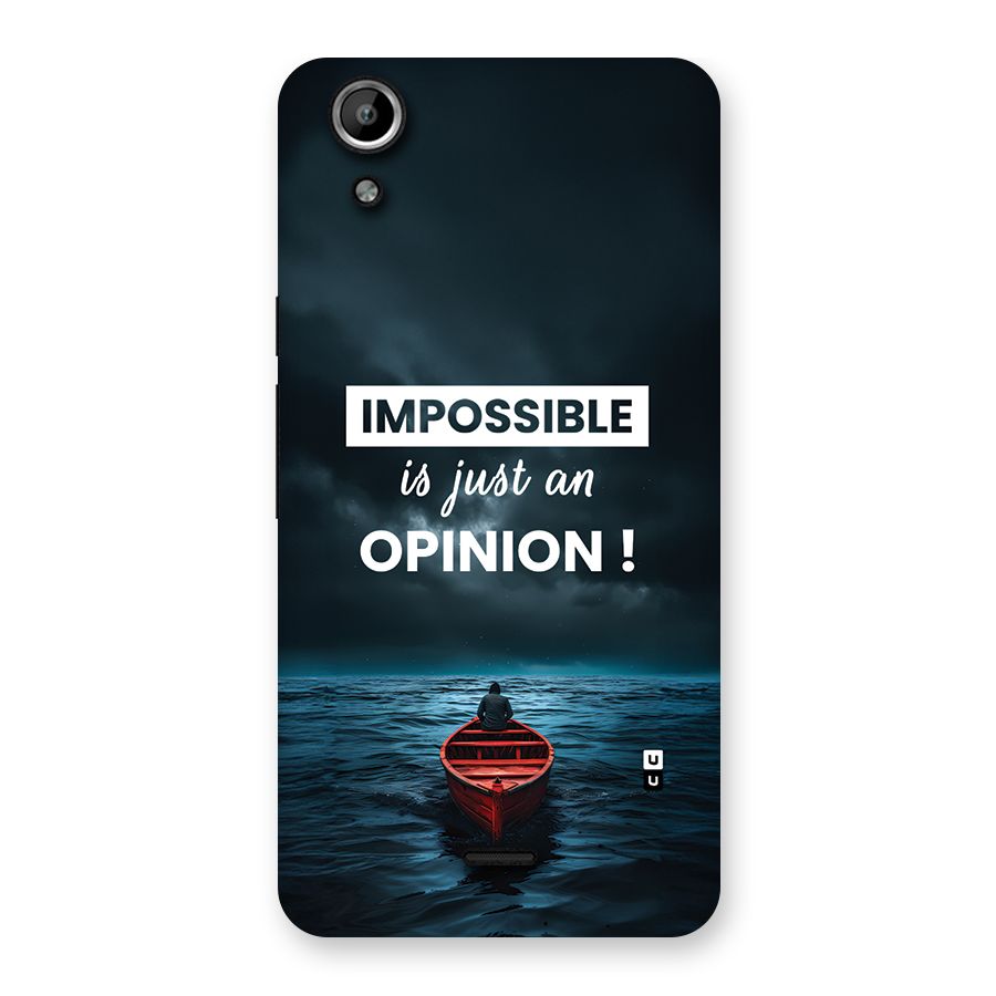 Just An Opinion Back Case for Canvas Selfie Lens Q345