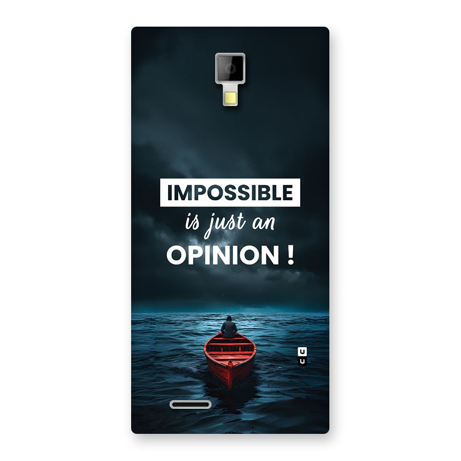 Just An Opinion Back Case for Canvas Xpress A99