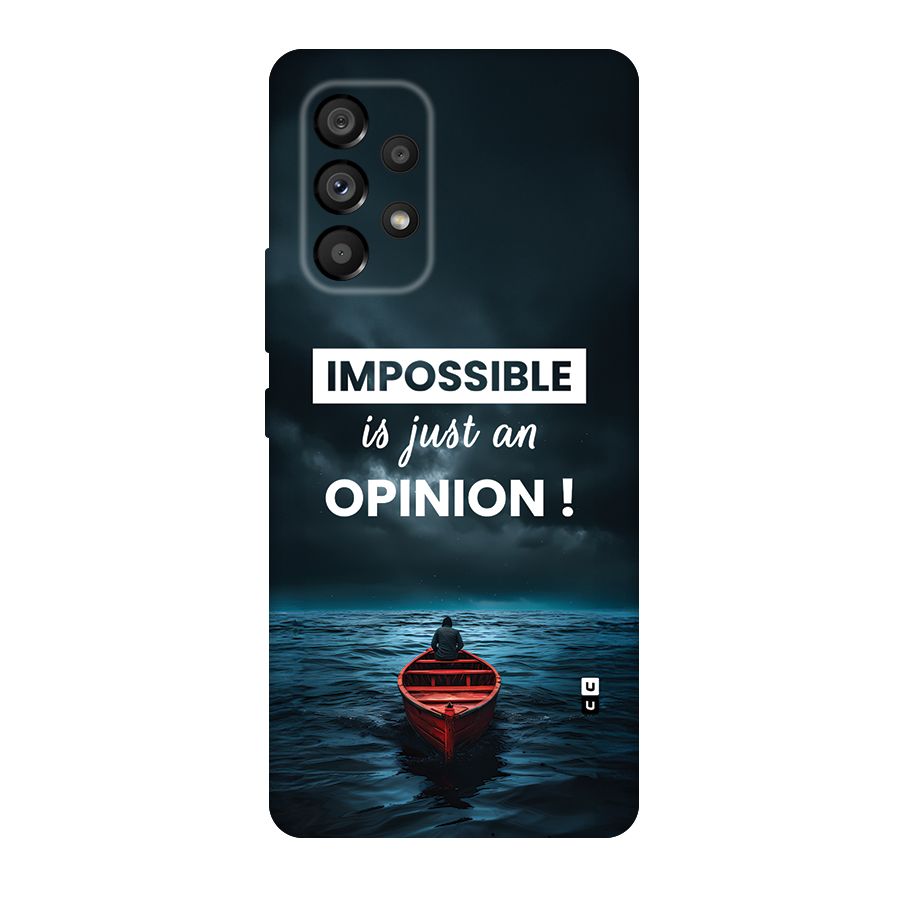 Just An Opinion Back Case for Galaxy A53 5G