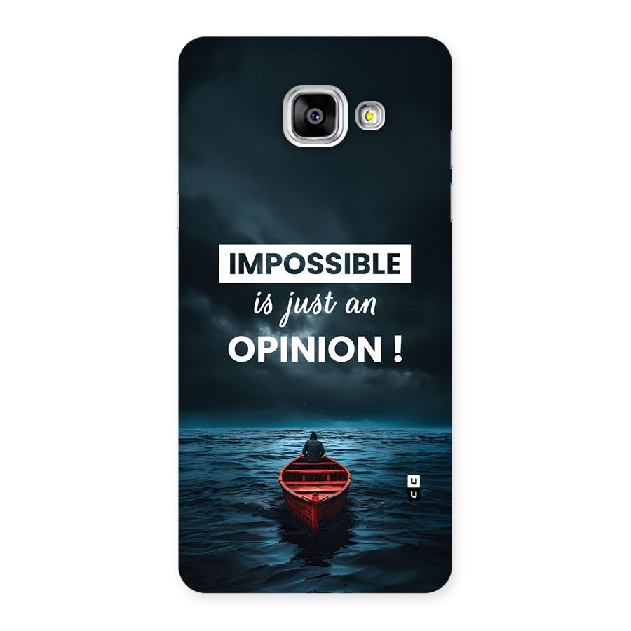 Just An Opinion Back Case for Galaxy A5 (2016)