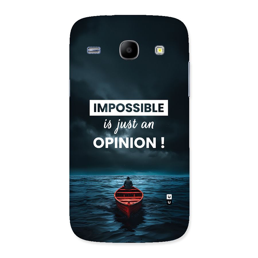 Just An Opinion Back Case for Galaxy Core