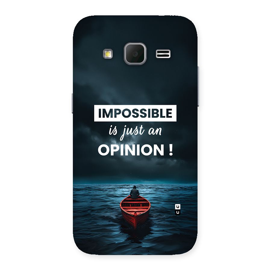 Just An Opinion Back Case for Galaxy Core Prime
