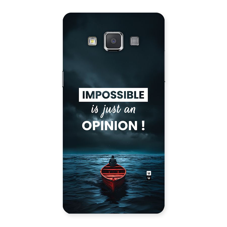 Just An Opinion Back Case for Galaxy Grand Max