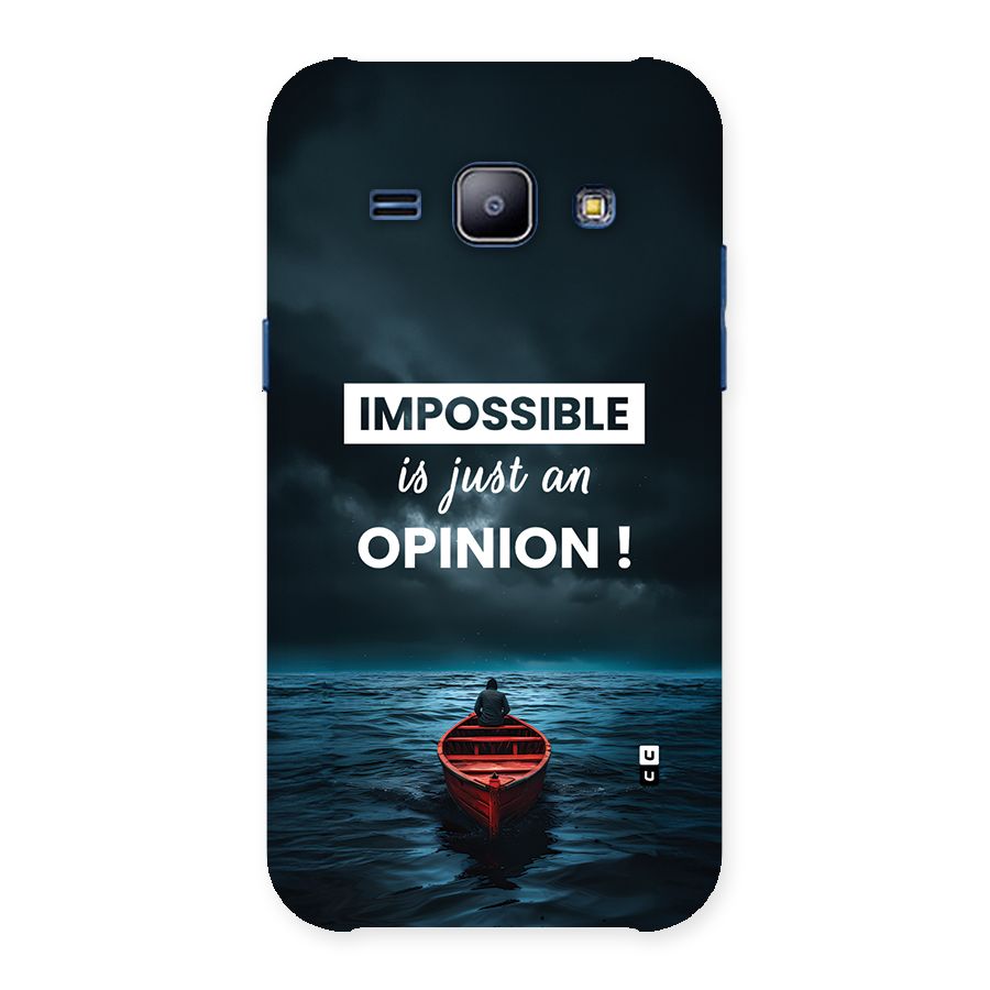 Just An Opinion Back Case for Galaxy J1