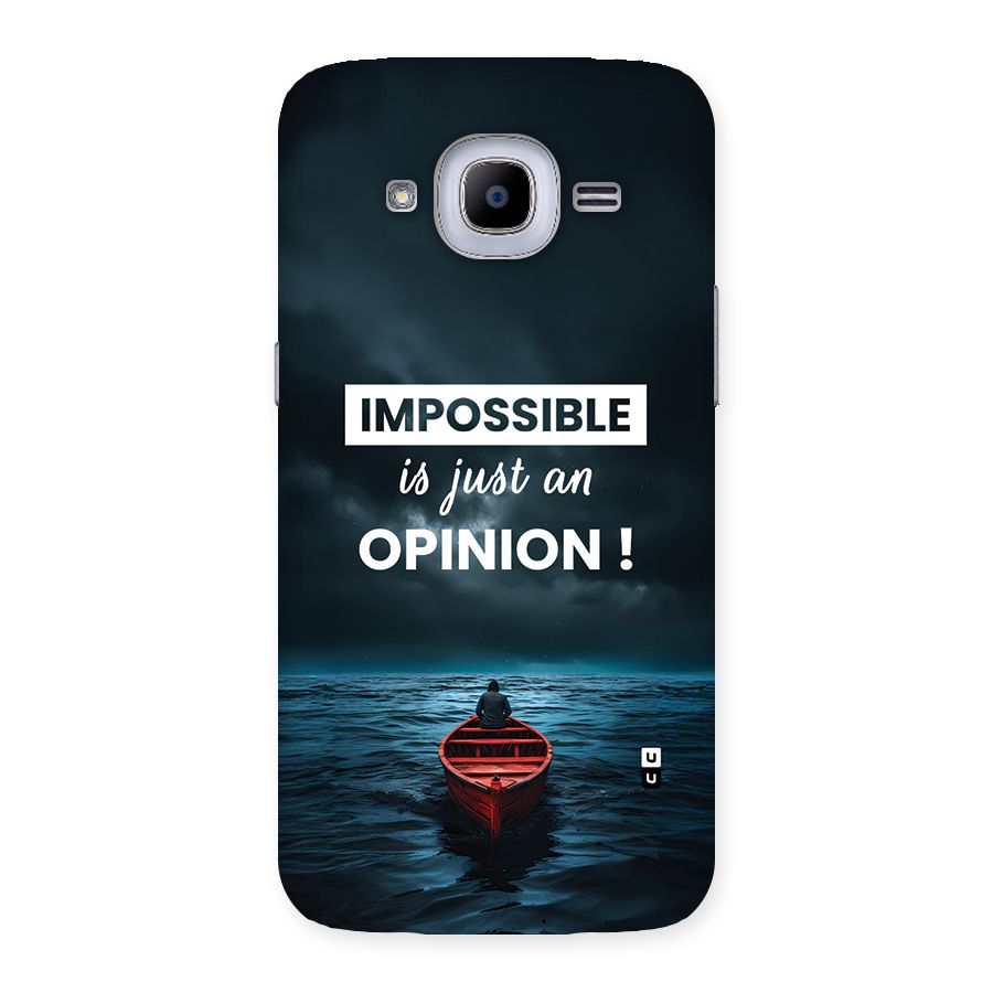 Just An Opinion Back Case for Galaxy J2 Pro