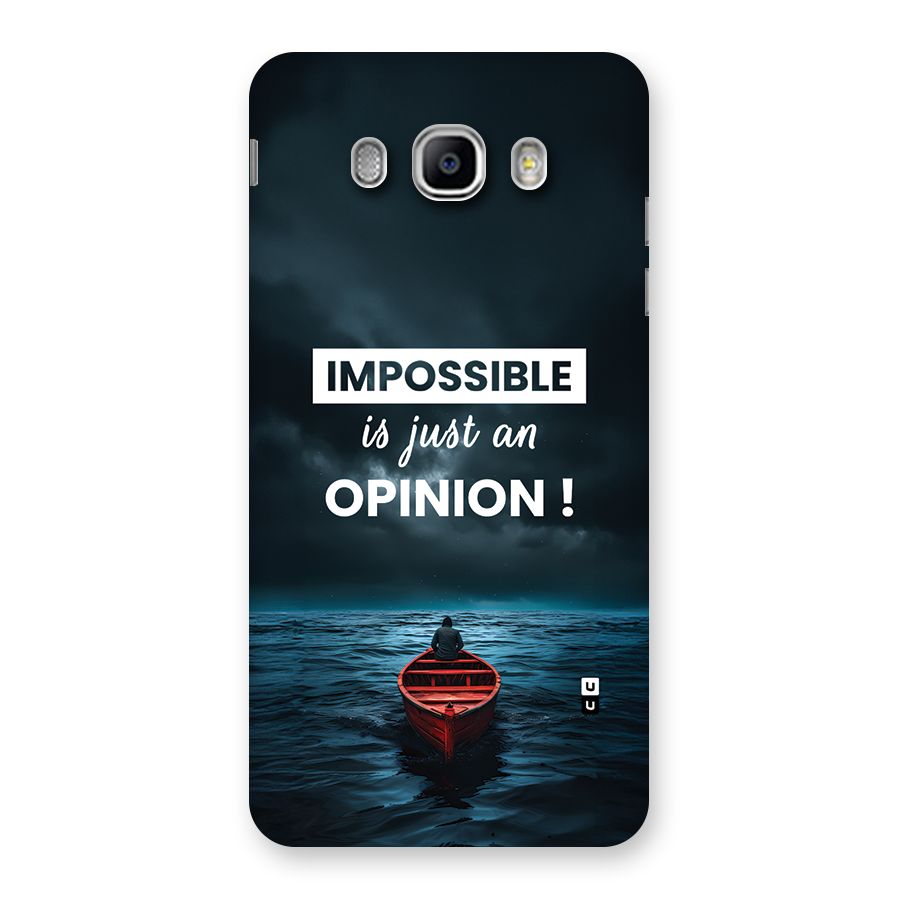 Just An Opinion Back Case for Galaxy J5 2016