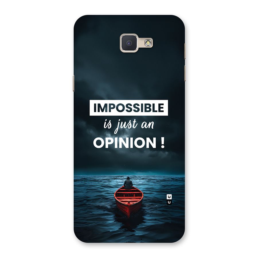Just An Opinion Back Case for Galaxy J5 Prime