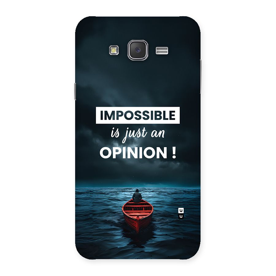 Just An Opinion Back Case for Galaxy J7