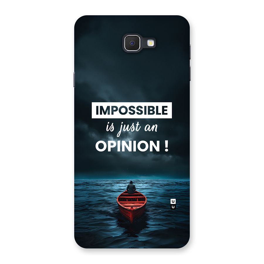 Just An Opinion Back Case for Galaxy J7 Prime