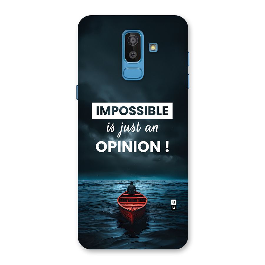 Just An Opinion Back Case for Galaxy J8