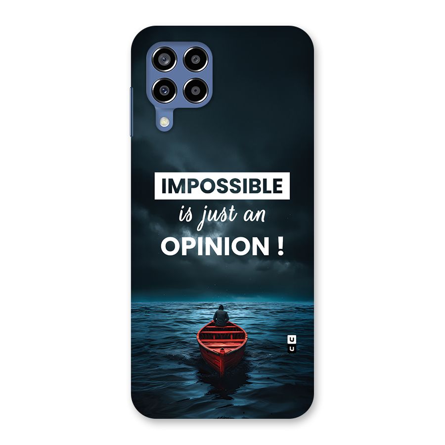 Just An Opinion Back Case for Galaxy M53 5G