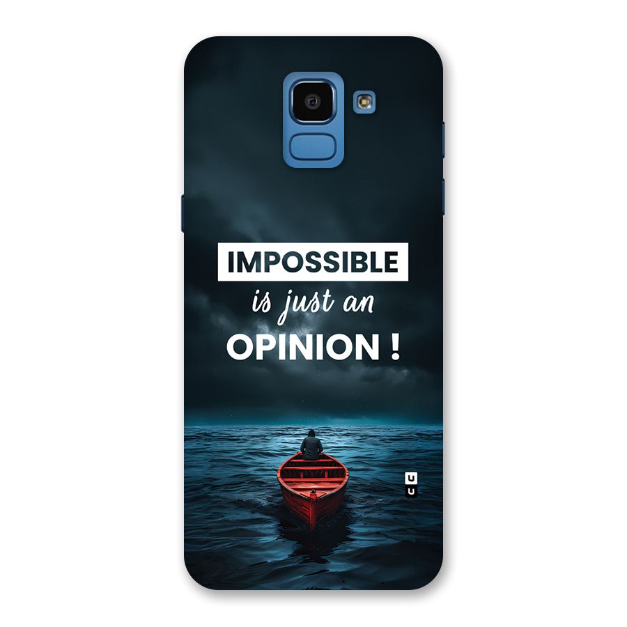 Just An Opinion Back Case for Galaxy On6