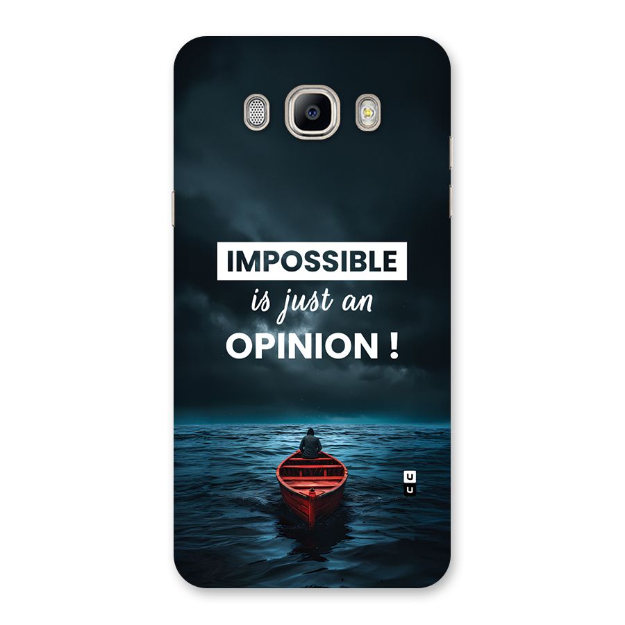 Just An Opinion Back Case for Galaxy On8